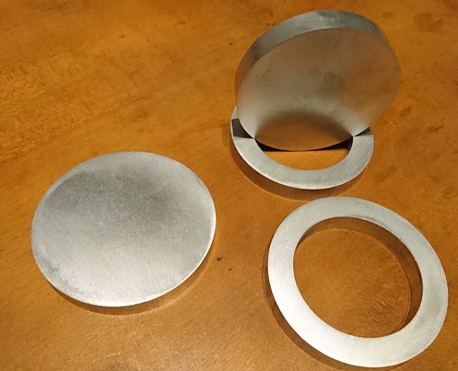 pièces aluminium polies